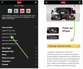 Winamax trouver l'app