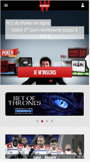 Winamax bonus bienvenue