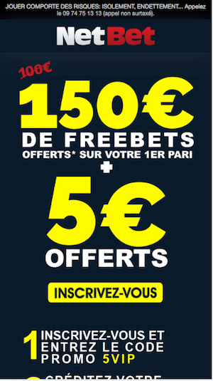 code bonus NetBet
