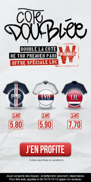 winamax cote doublee