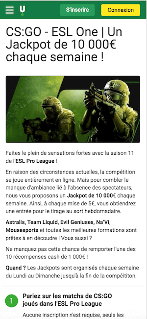 Unibet Jackpot CSGO