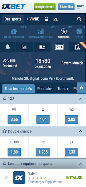 cotes dortmund Bayern