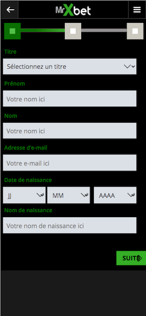 MrXbet mobile inscription
