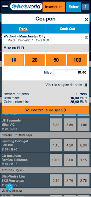 betworld coupon