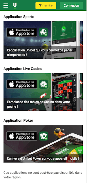 App Unibet