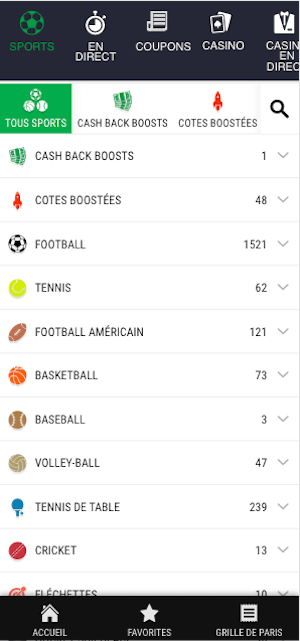 premier bet menu app