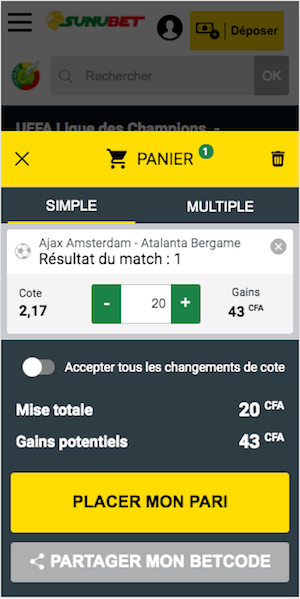 coupon pari sunubet