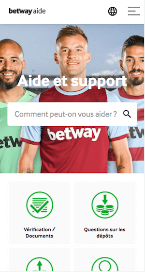 betway contact