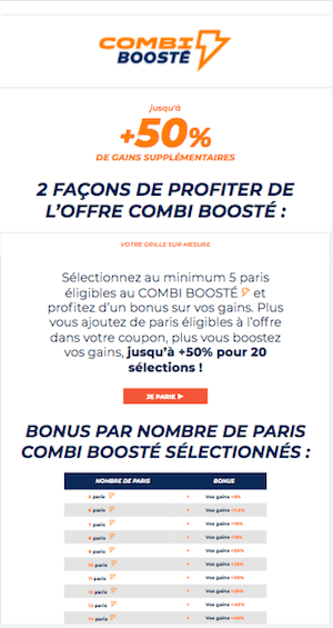 promo combi boost parions sport