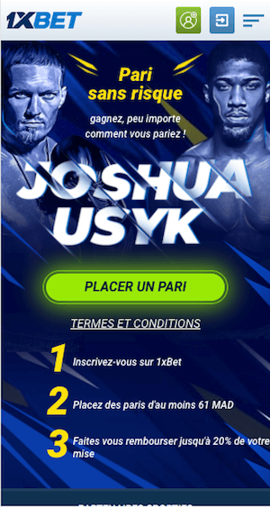 usyk vs joshua promotion cashback