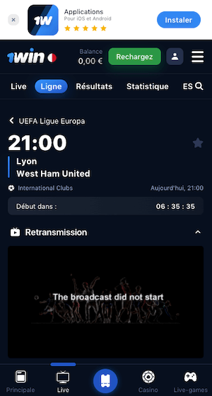 parier lyon vs west ham 