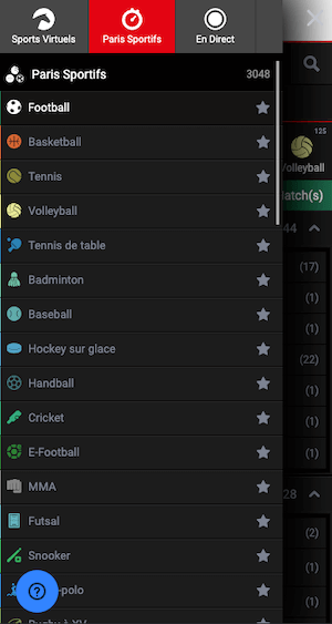 winabet365 menu