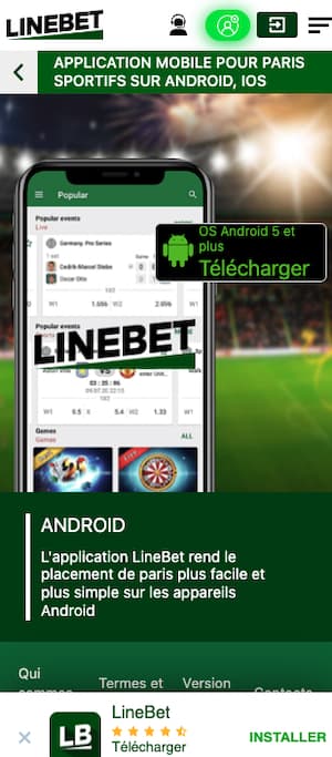 Telecharger linebet apk android