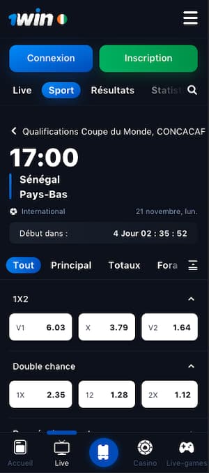 cotes senegal pays bas