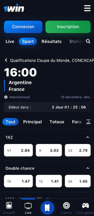 cotes argentine - France 