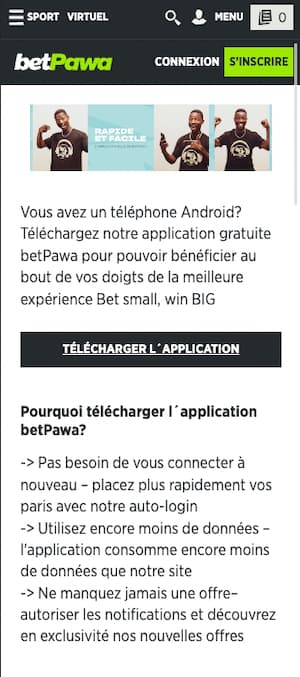 telecharger betpawa