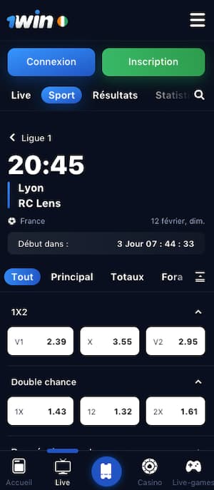 cotes lyon lens