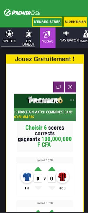 promo premier 6 de premier bet