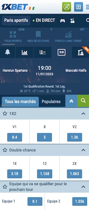 cotes hamrun vs maccabi haifa 