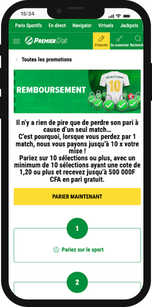 premier bet promo remboursement