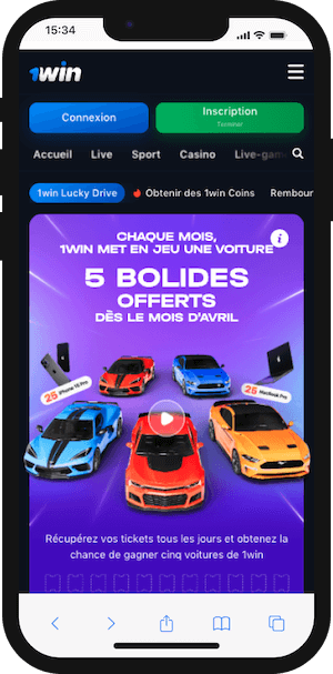 1win free money voiture a gagner