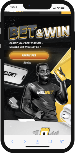 promo melbet parier avec l app