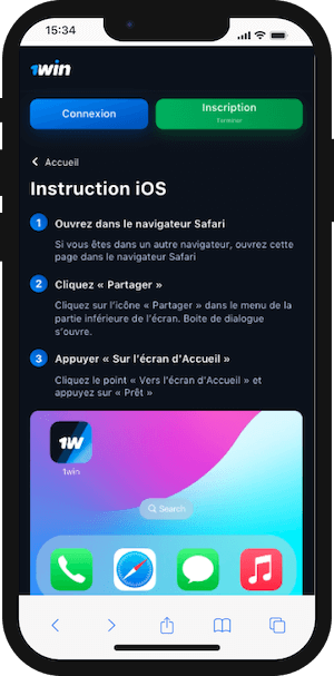 telecharger 1win ios 